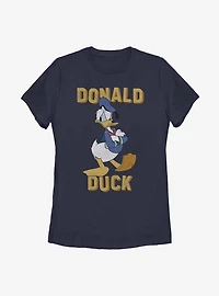 Disney Donald Duck Rage Womens T-Shirt