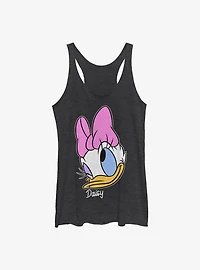 Disney Daisy Duck Classic Big Face Womens Tank Top