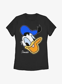 Disney Donald Duck Big Face Womens T-Shirt