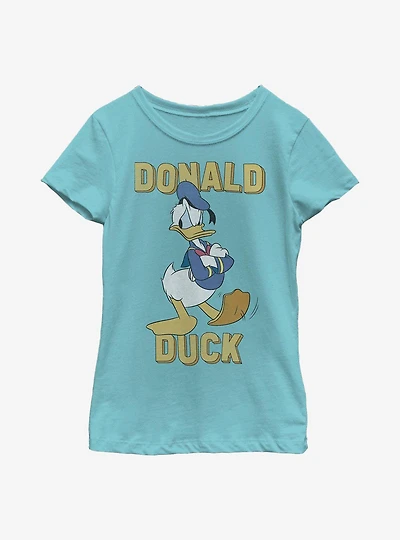 Disney Donald Duck Rage Youth Girls T-Shirt