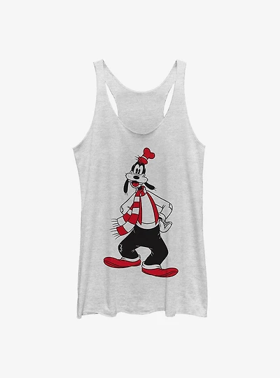 Disney Goofy Winter Fill Womens Tank Top