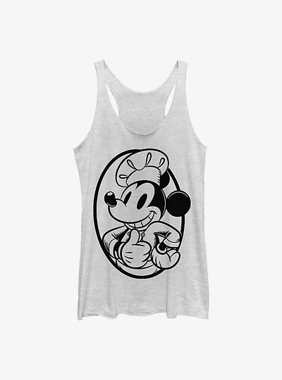 Disney Mickey Mouse Chef Circle Womens Tank Top