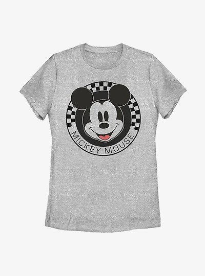 Disney Mickey Mouse Checkered Womens T-Shirt