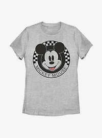 Disney Mickey Mouse Checkered Womens T-Shirt
