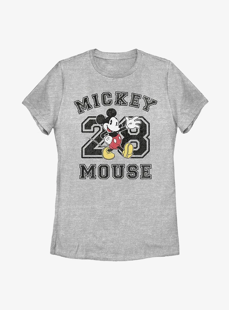 Disney Mickey Mouse Collegiate Womens T-Shirt
