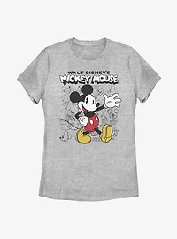 Disney Mickey Mouse Sketchbook Womens T-Shirt