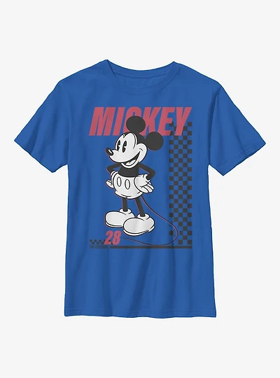 Disney Mickey Mouse Skate Twenty Eight Youth T-Shirt