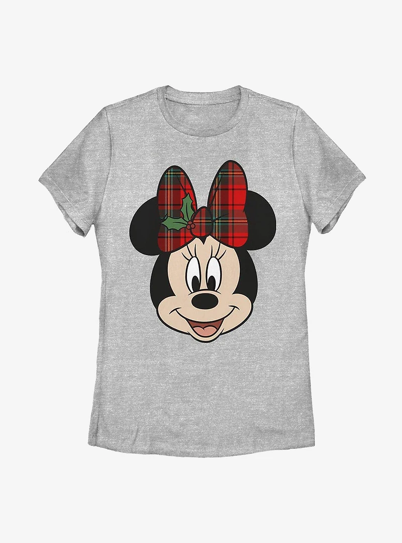 Disney Minnie Mouse Big Holiday Womens T-Shirt