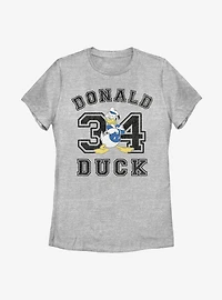 Disney Donald Duck Collegiate Womens T-Shirt