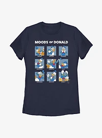 Disney Donald Duck Moods Womens T-Shirt