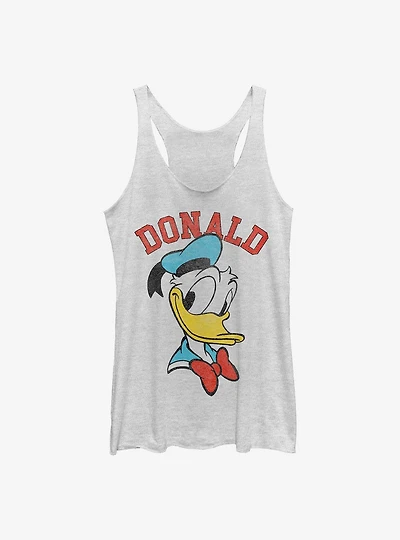 Disney Donald Duck Close Up Womens Tank Top