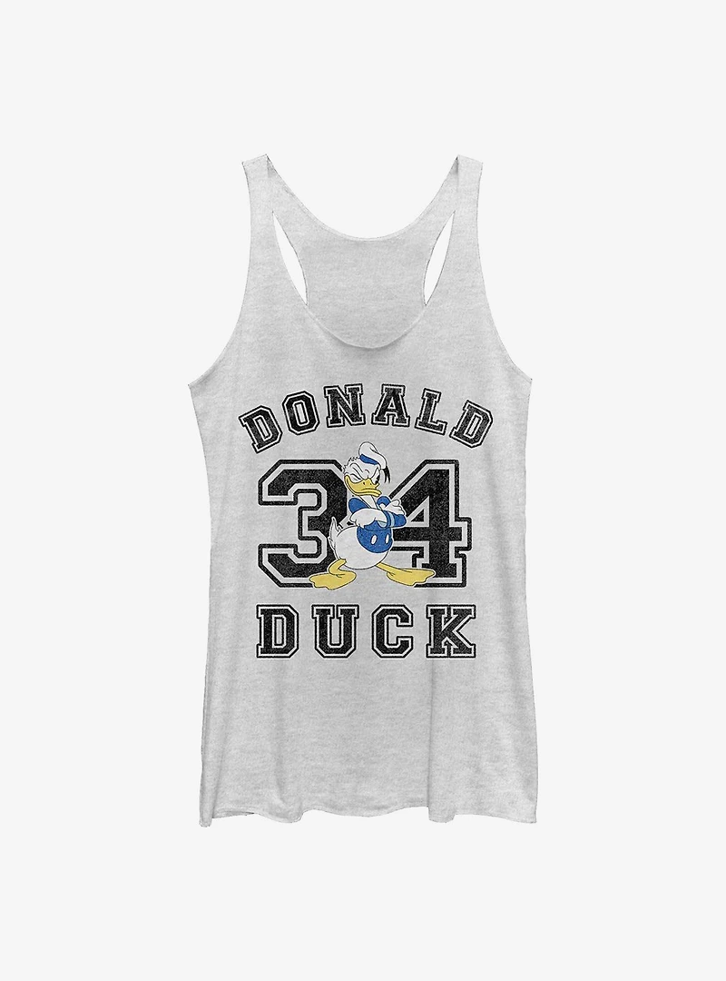 Disney Donald Duck Collegiate Womens Tank Top