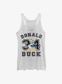 Disney Donald Duck Collegiate Womens Tank Top