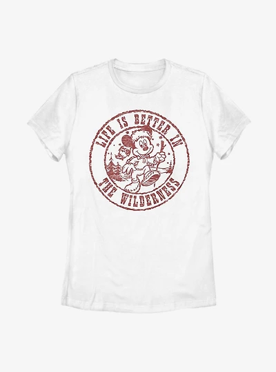 Disney Mickey Mouse Nature Womens T-Shirt