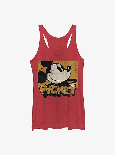 Disney Mickey Mouse Against The Grain Womens Tank Top