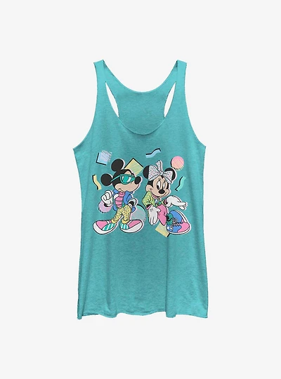 Disney Mickey Mouse 80s Womens Tank Top