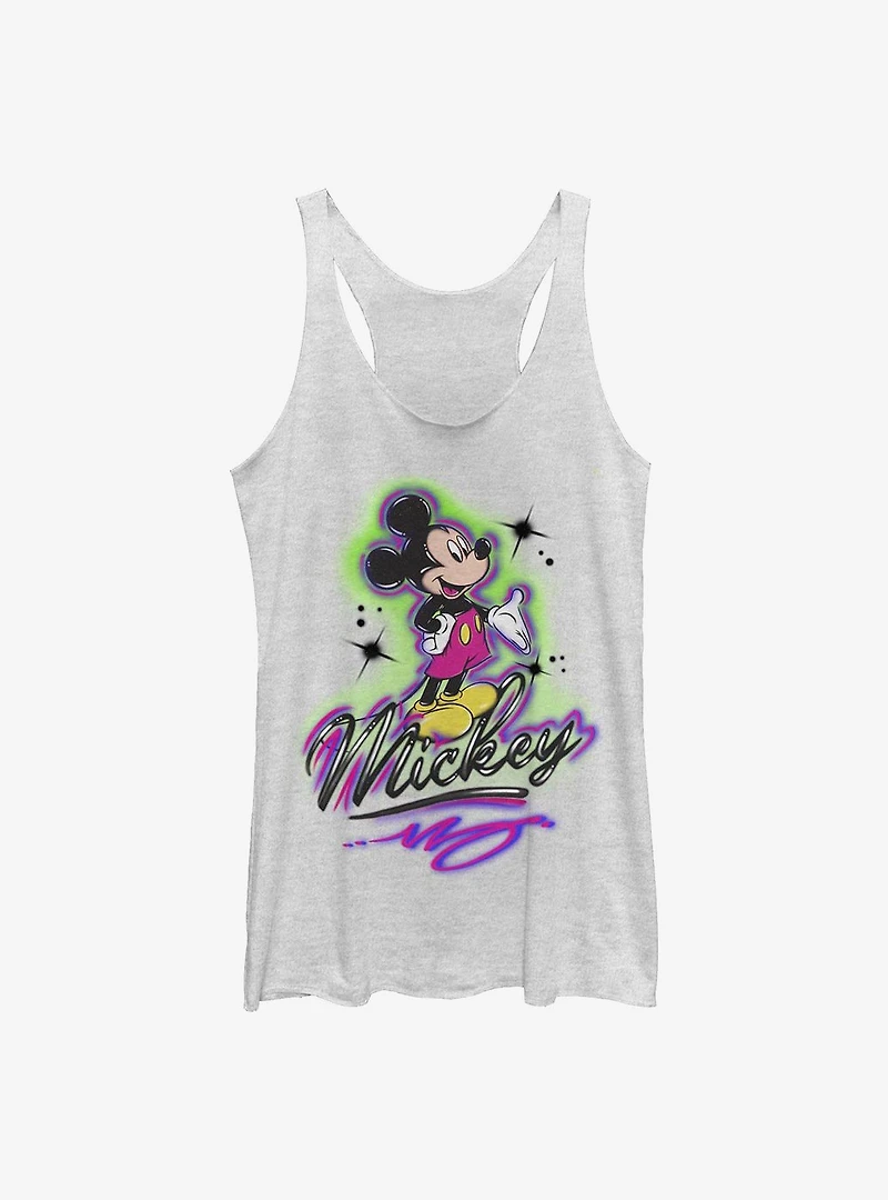 Disney Mickey Mouse Airbrush Womens Tank Top