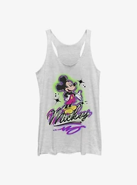 Disney Mickey Mouse Airbrush Womens Tank Top