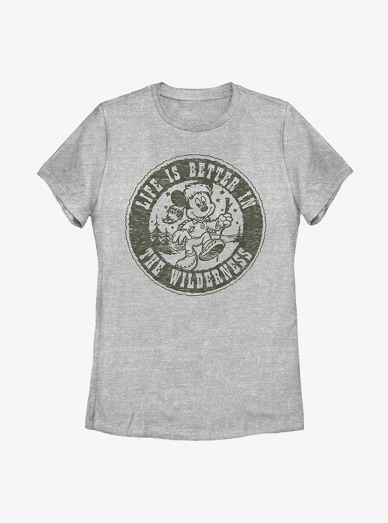 Disney Mickey Mouse Wilderness Womens T-Shirt