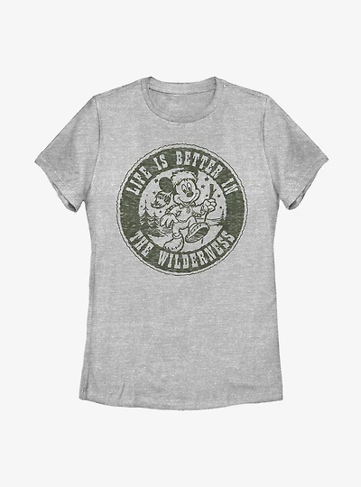 Disney Mickey Mouse Wilderness Womens T-Shirt