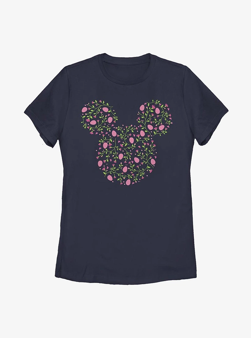 Disney Mickey Mouse Shabby Chic Egg Womens T-Shirt