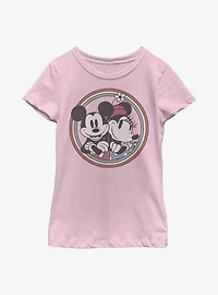Disney Mickey Mouse Retro Minnie Youth Girls T-Shirt