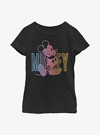 Disney Mickey Mouse Gradient Youth Girls T-Shirt