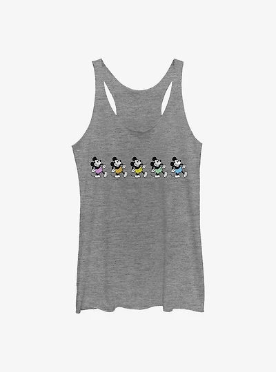 Disney Mickey Mouse Neon Pants Womens Tank Top
