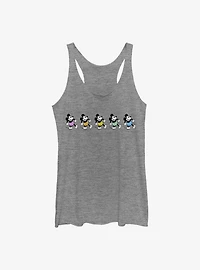 Disney Mickey Mouse Neon Pants Womens Tank Top