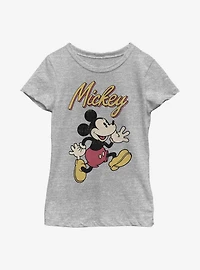 Disney Mickey Mouse Vintage Youth Girls T-Shirt