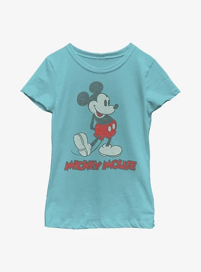 Disney Mickey Mouse Vintage Youth Girls T-Shirt