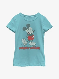 Disney Mickey Mouse Vintage Youth Girls T-Shirt