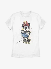 Disney Minnie Mouse Artsy Womens T-Shirt