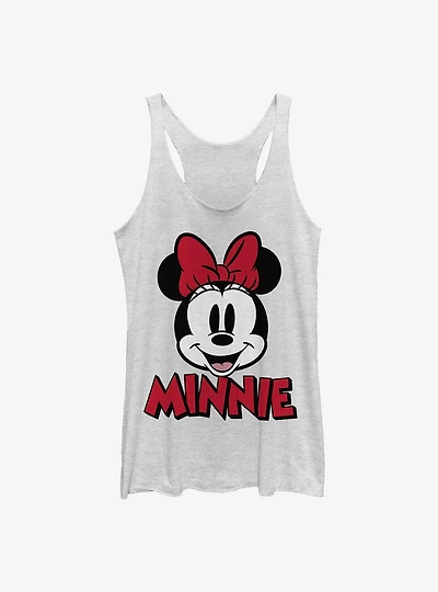 Disney Minnie Mouse Chenille Patch Womens Tank Top