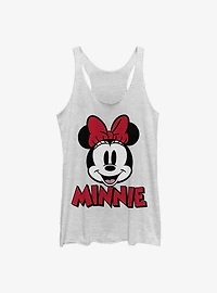 Disney Minnie Mouse Chenille Patch Womens Tank Top