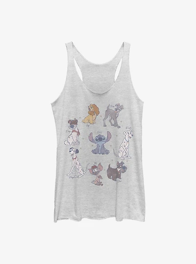 Disney Classic Dogs Womens Tank Top