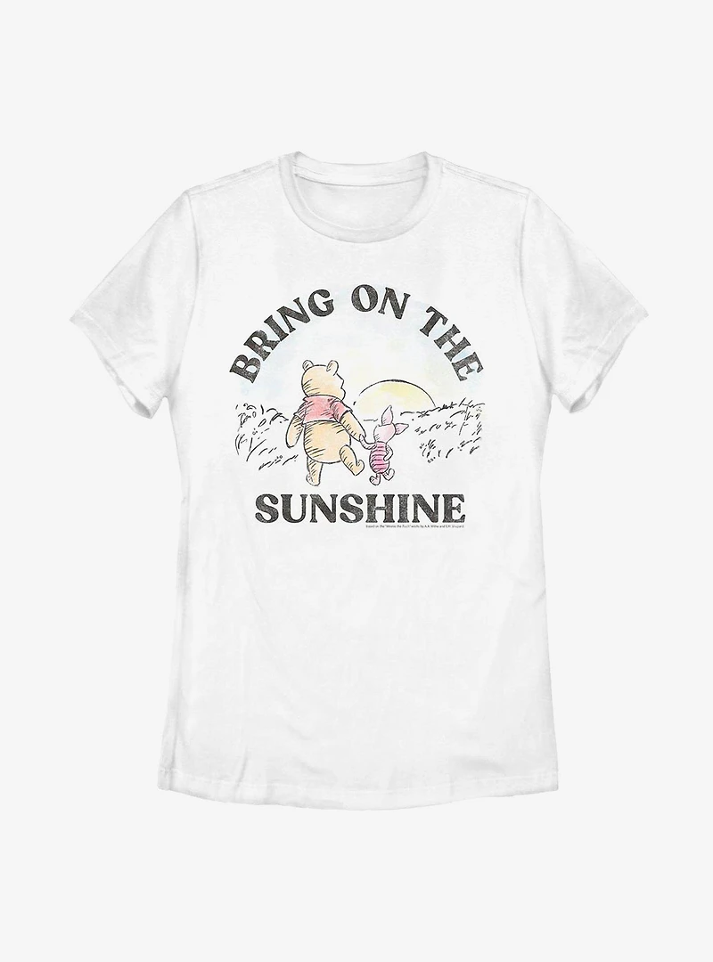Disney Winnie The Pooh Bring On Sunshine Womens T-Shirt
