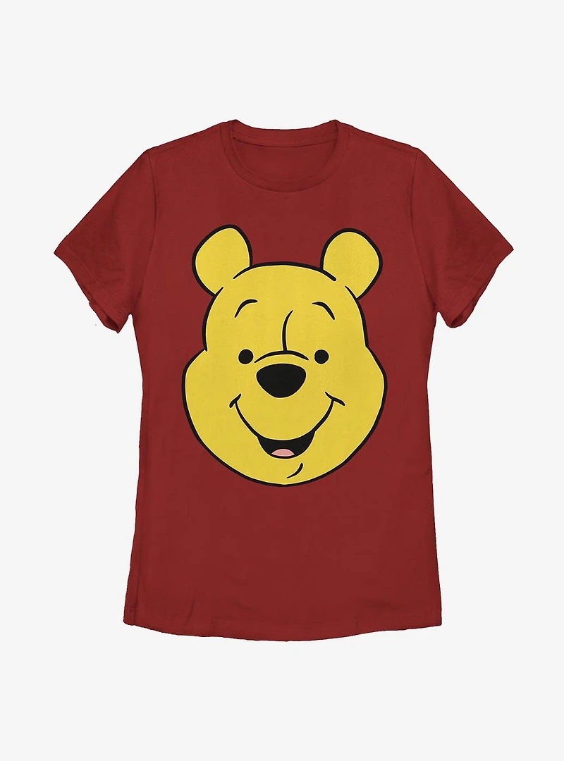 Disney Winnie The Pooh Big Face Womens T-Shirt