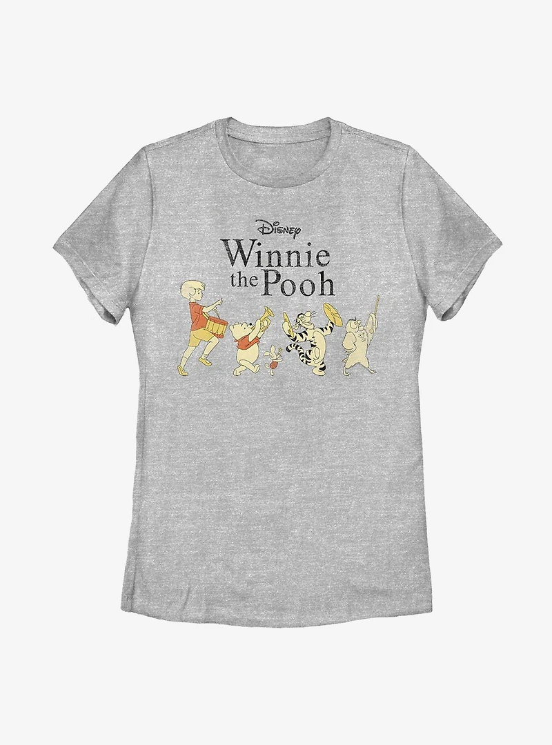 Disney Winnie The Pooh Parade Womens T-Shirt