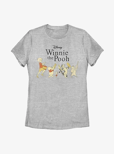 Disney Winnie The Pooh Parade Womens T-Shirt
