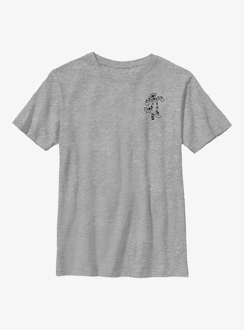 Disney Winnie The Pooh Vintage Line Tigger Youth T-Shirt