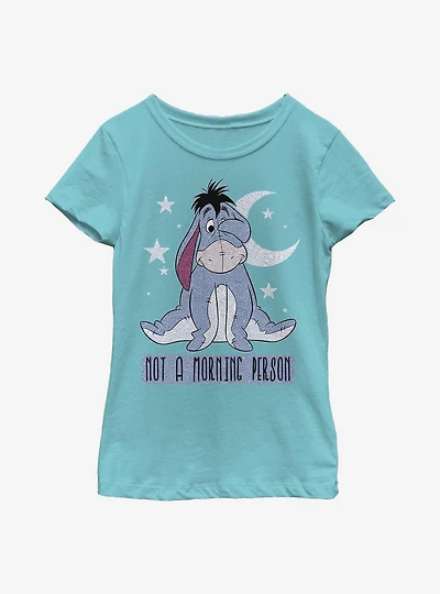 Disney Winnie The Pooh Eeyore Not Morning Youth Girls T-Shirt