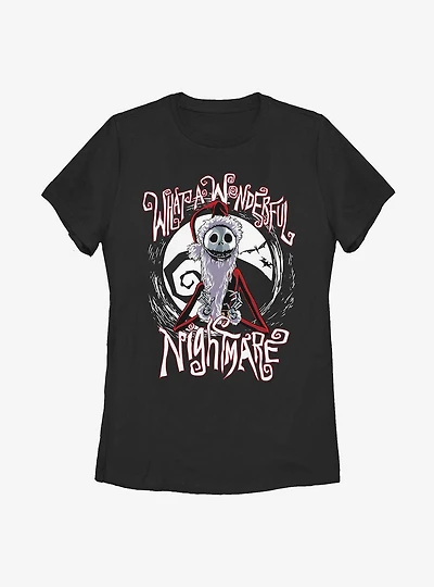 Disney The Nightmare Before Christmas Santa Jack Womens T-Shirt