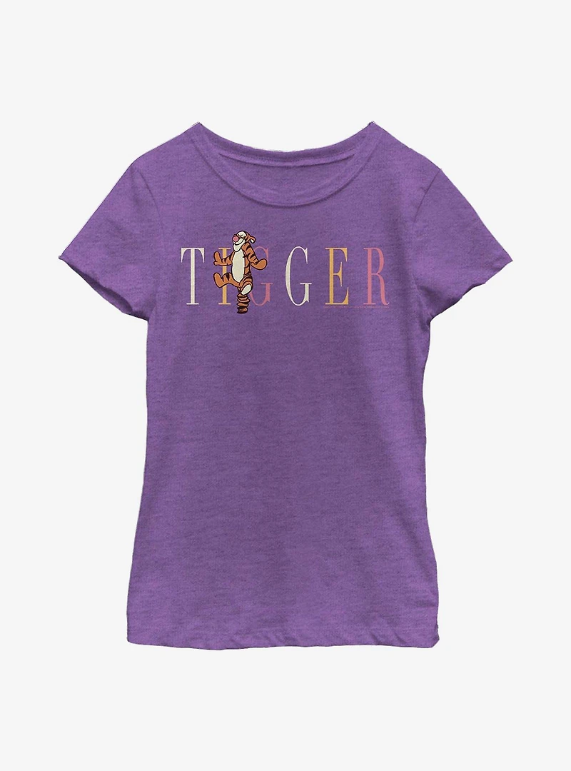 Disney Winnie The Pooh Tigger Fashion Youth Girls T-Shirt