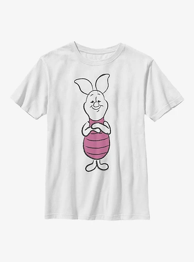 Disney Winnie The Pooh Basic Sketch Piglet Youth T-Shirt