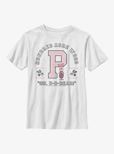 Disney Winnie The Pooh Piglet Collegiate Youth T-Shirt