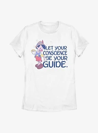 Disney Pinocchio Conscious Heart Womens T-Shirt