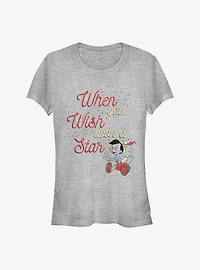 Disney Pinocchio Wishing Star Girls T-Shirt