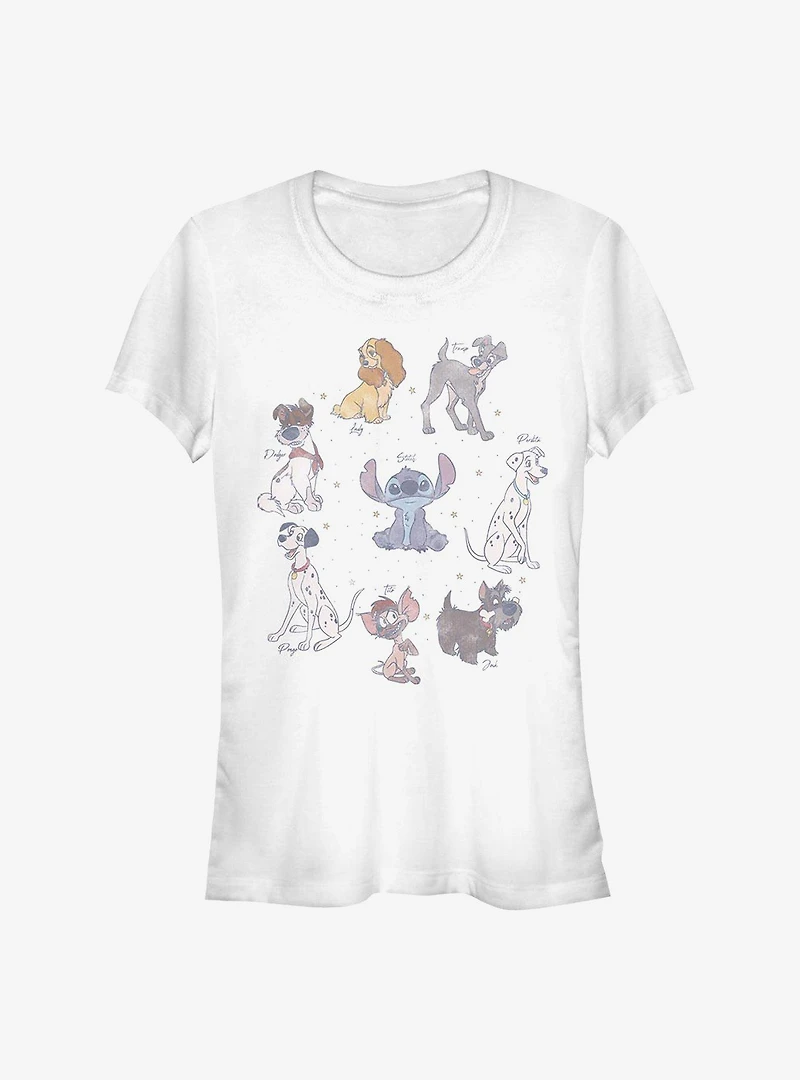 Disney Classic Dogs Girls T-Shirt