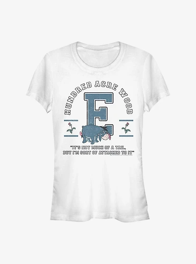 Disney Winnie The Pooh Eeyore Collegiate Girls T-Shirt